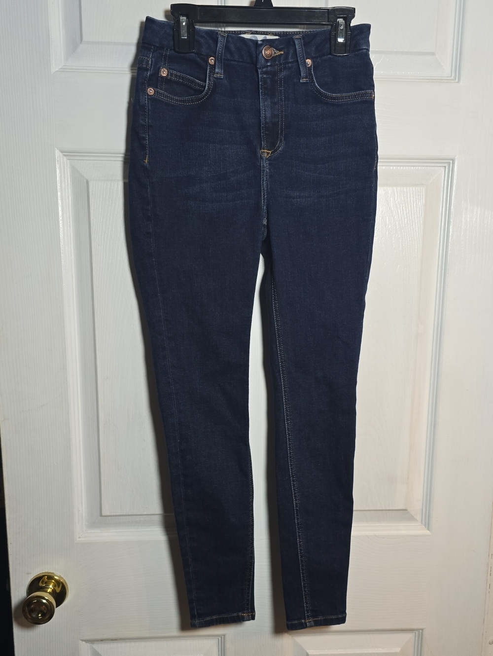 We The Free 26 Small Dark Indigo High-Rise Skinny Jeans